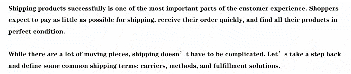 Shipping Method